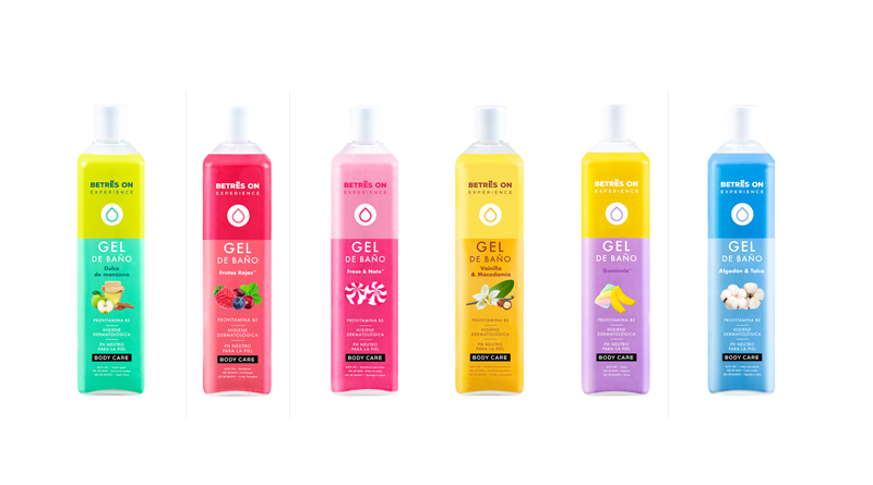 Nueva gama de geles de baño de Betrés On