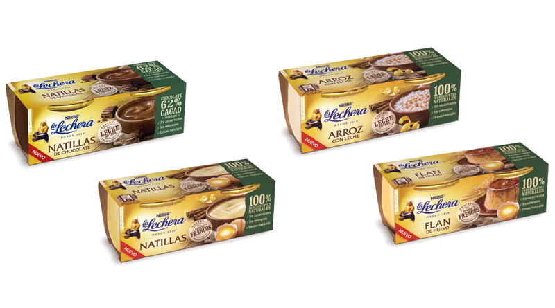 La Lechera presenta una nueva gama de postres tradicionales en vidrio