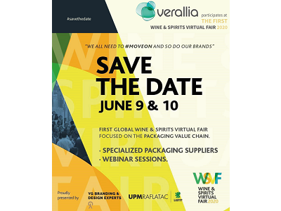 Verallia participa en la “I Feria Virtual Global” dedicada al packaging del vino y de las bebidas espirituosas