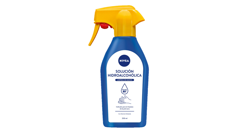Nivea lanza al mercado su solución hidroalcohólica