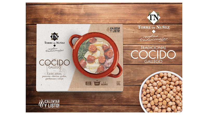 Torre de Núñez entra en la categoría de platos preparados con el lanzamiento del cocido gallego listo para comer
