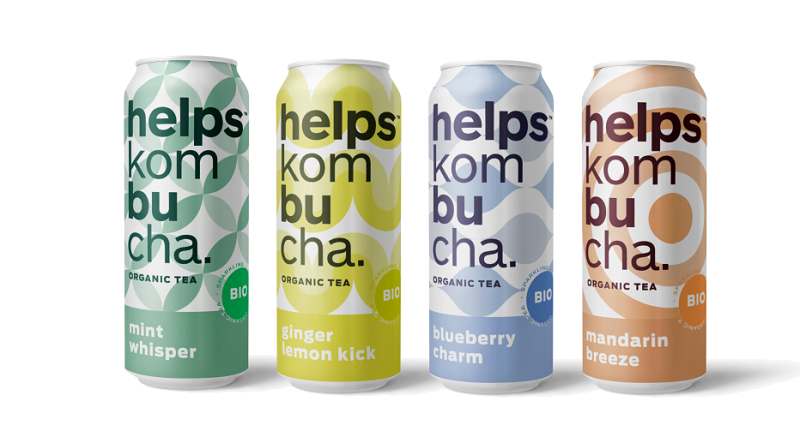 Pharmadus entra en el mercado de los refrescos 100% naturales con Helps Kombucha