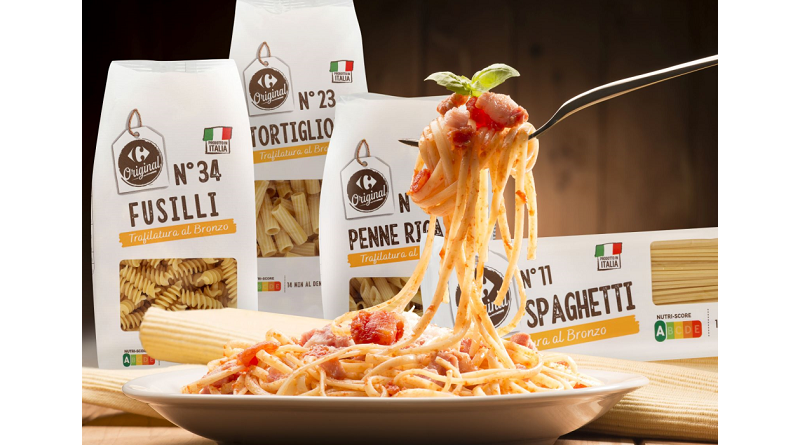Carrefour lanza una gama de pasta italiana con su marca propia