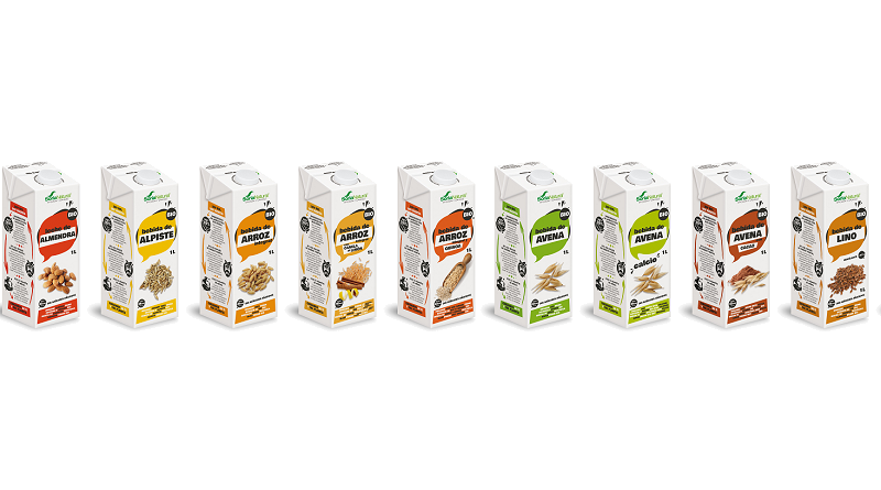 La amplia gama de bebidas vegetales de Soria Natural cambia de traje