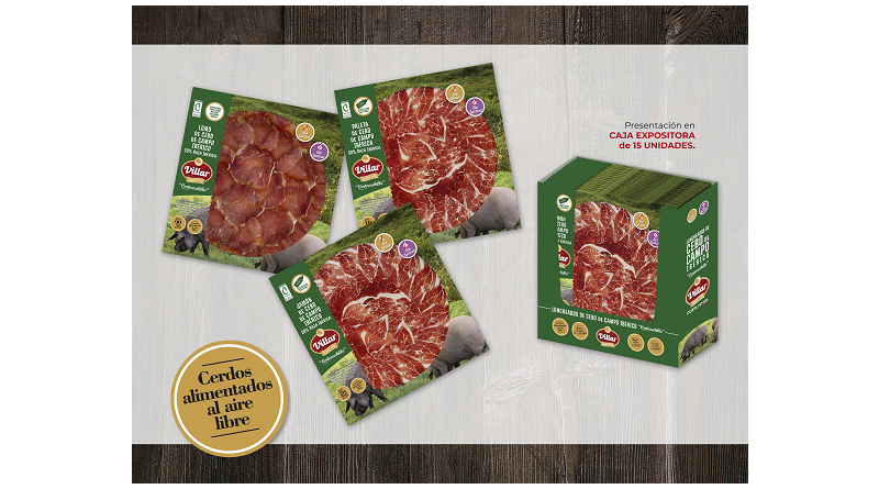 Cárnicas Villar lanza una nueva gama de loncheados de cebo de campo ibérico