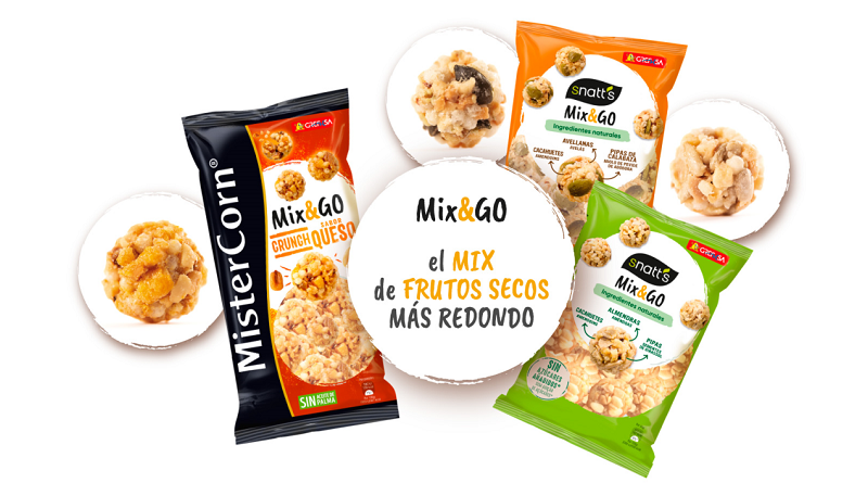 Grefusa presenta Mix&GO, el mix de frutos secos “más redondo”