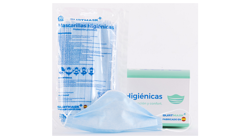 Mascarillas higiénicas fabricadas en Sevilla con certificado de calidad
