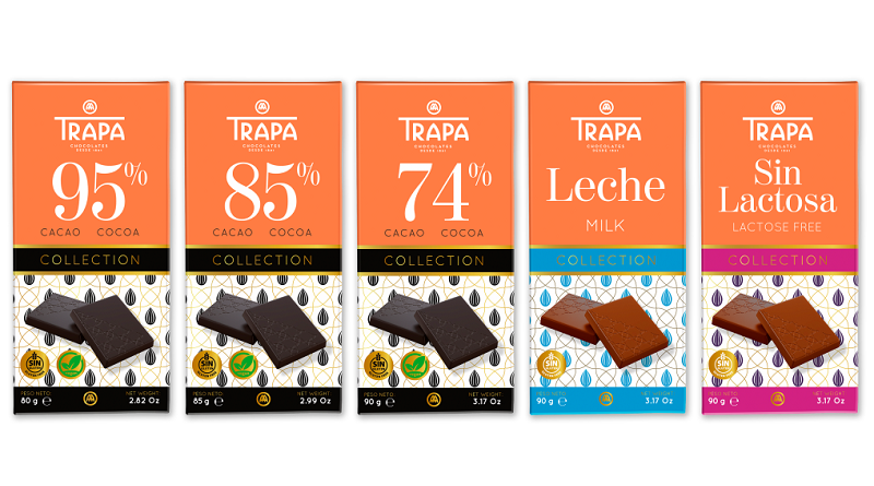 Trapa Collection, la nueva gama de tabletas de Chocolates Trapa