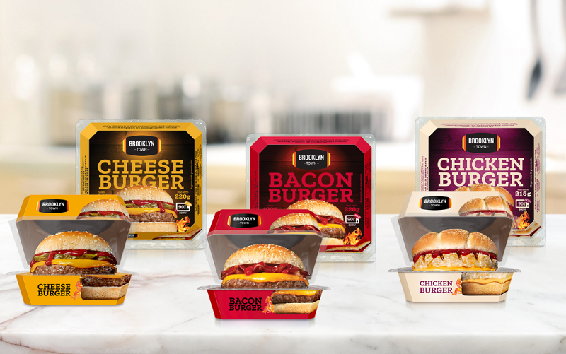 Brooklyn Town lanza su gama de hamburguesas Listas para Comer