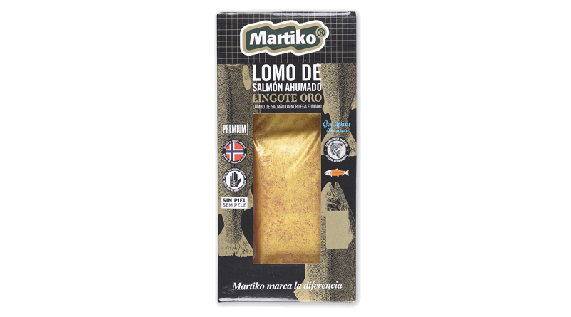 Ahumados Martiko lanza el Lomo de Salmon Ahumado Lingote Oro