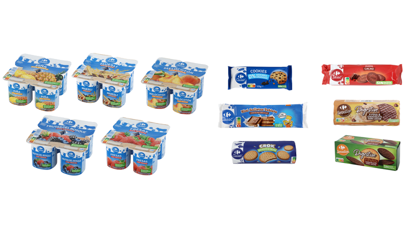 Carrefour innova en sus gamas de yogures y galletas