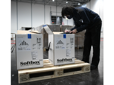 Transporte seguro de vacunas contra el Coronavirus en palets EPAL