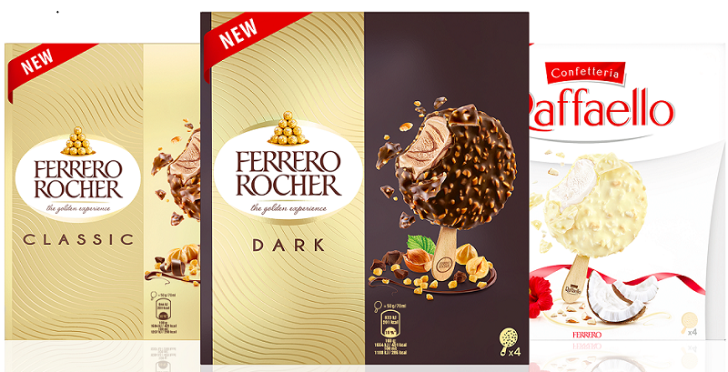 Ferrero entra en el segmento de helados