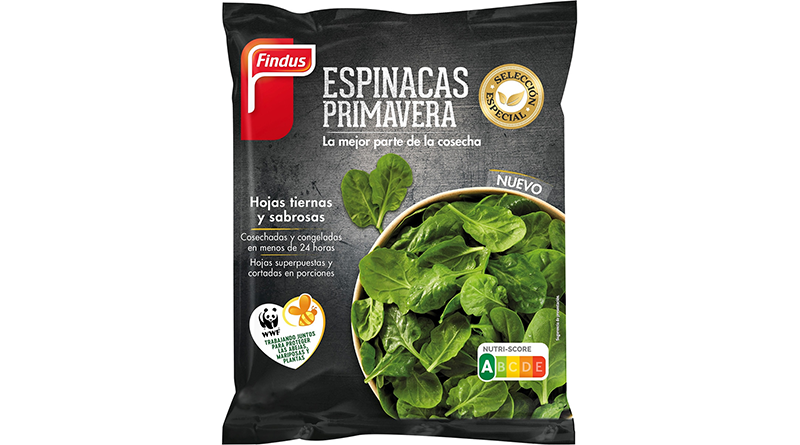 Espinacas Primavera, las nuevas verduras delicatessen de Findus