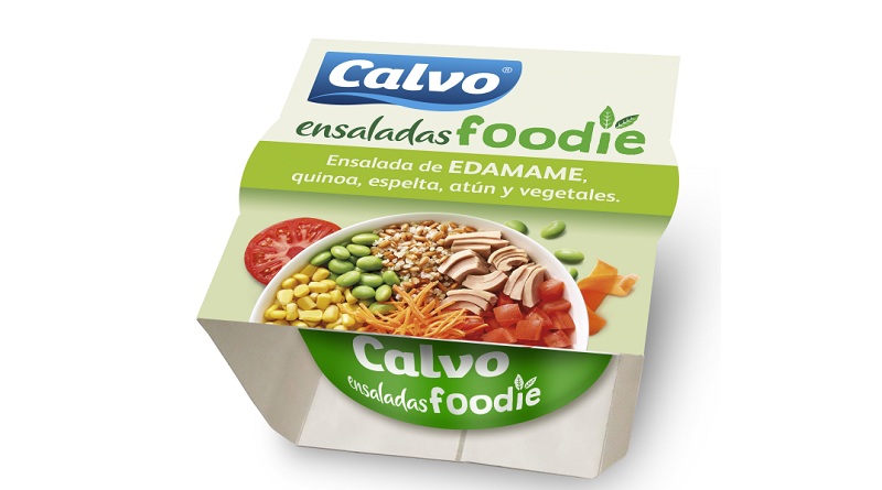 Calvo elimina el plástico en los envases de su nueva línea de ensaladas Foodie