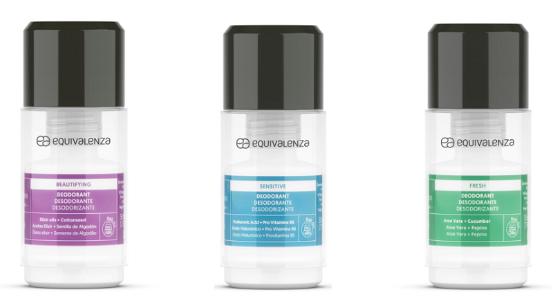 Equivalenza presenta el primer desodorante roll-on recargable