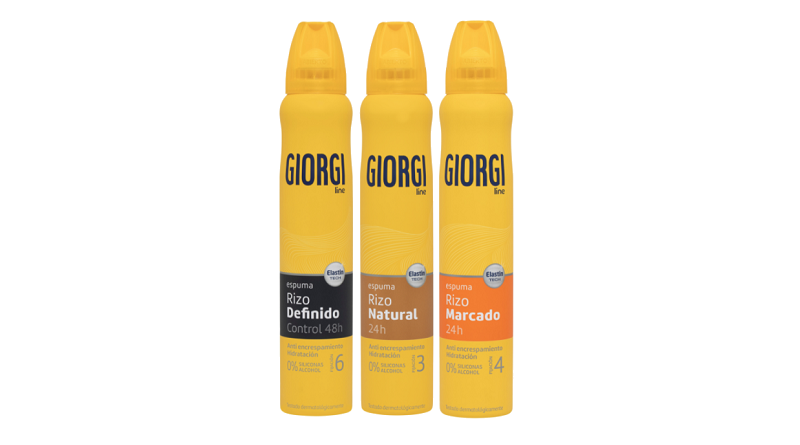 Rizos perfectos este verano con las nuevas espumas GIORGI 0%