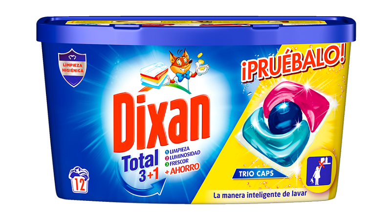 Dixan apuesta por la innovación y lanza Trio Caps