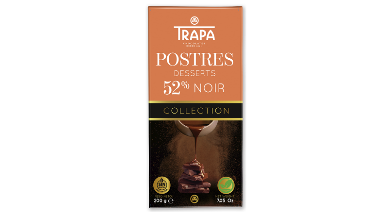 Chocolates Trapa presenta su nueva tableta de postres