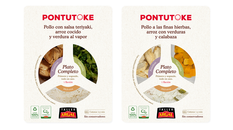 Argal amplía la oferta de su gama de platos preparados Pontutoke del Taller Argal