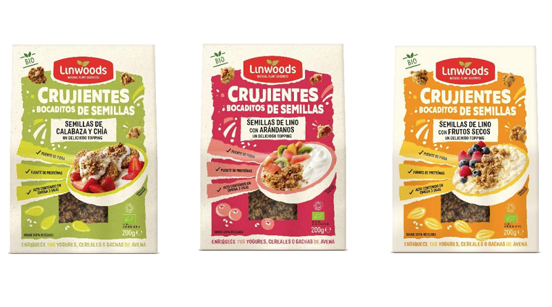 Linwoods lanza crujientes bocaditos de semillas bio