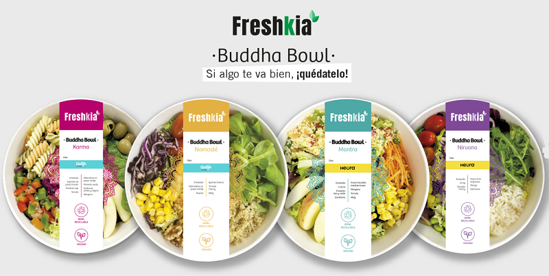 Freshkia lanza las ensaladas veganas ‘Buddha Bowl'