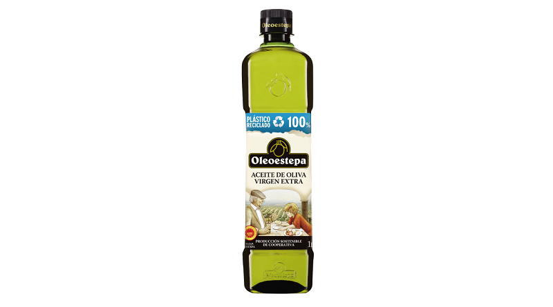 Oleoestepa, primera empresa en envasar aceite de oliva virgen extra ecológico en una botella de plástico 100% reciclado