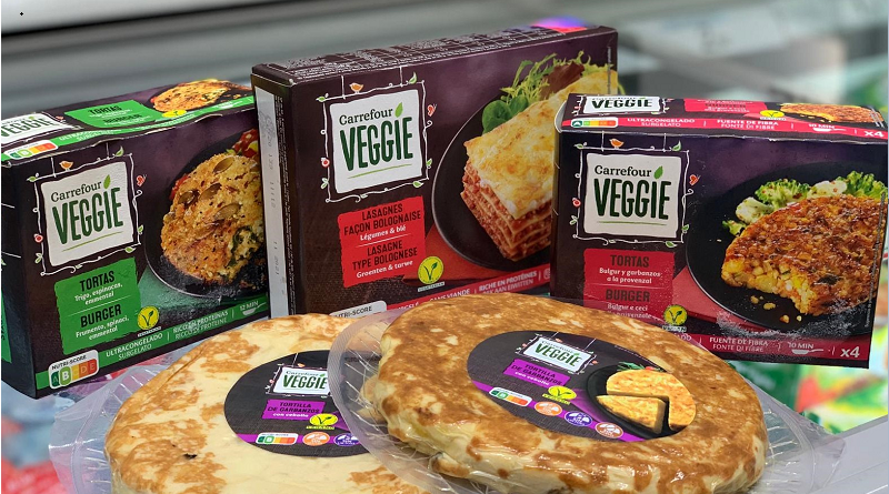 Carrefour lanza una gama de carne vegana
