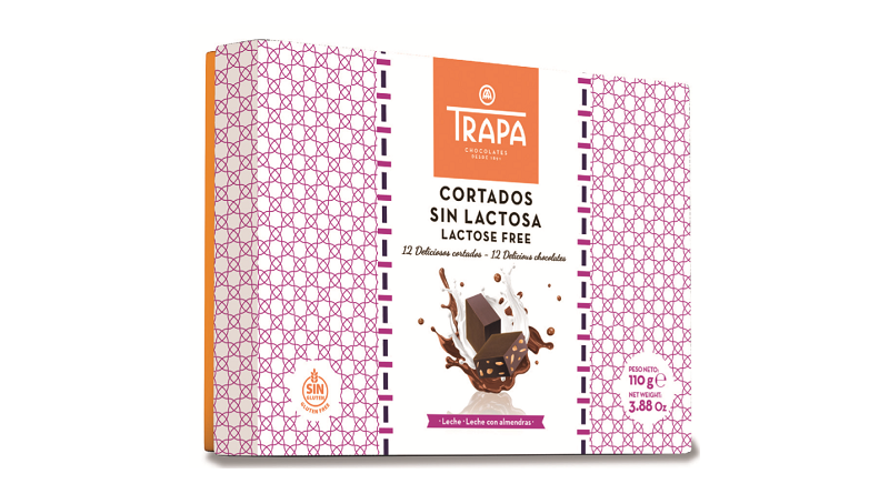 Chocolates Trapa presenta su nueva referencia Cortados sin lactosa