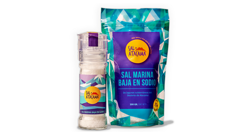 Sal de Atacama, la única sal natural marina baja en sodio
