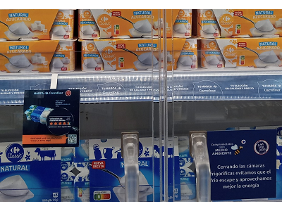 Carrefour impulsa la fecha de consumo preferente en sus yogures