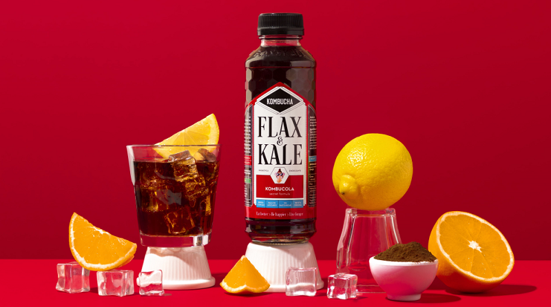 Flax & Kale lanza una nueva kombucha que va a traer mucha cola