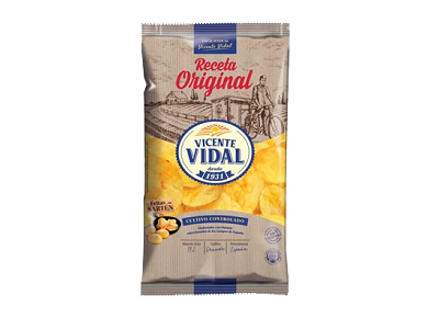 La marca de patatas fritas Vicente Vidal (Grupo Apex) cumple 90 años