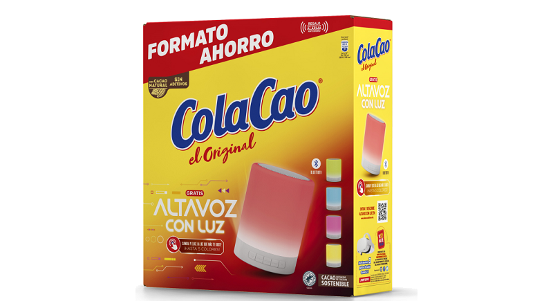ColaCao le pone color a la música con su nuevo altavoz con luz