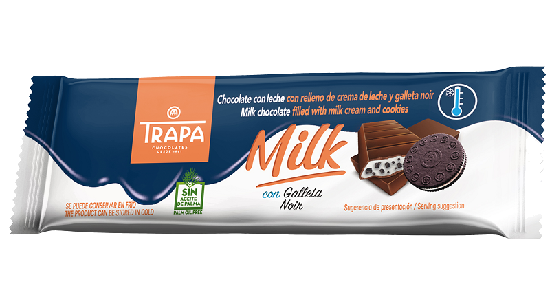 Trapa lanza Trapamilk con Galleta Noir