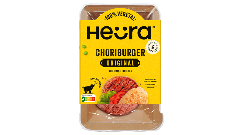Heura lanza la primera hamburguesa de chorizo plant-based del mundo