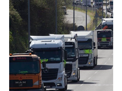 El paro del transporte ocasiona más de 600 millones de pérdidas al sector alimentario