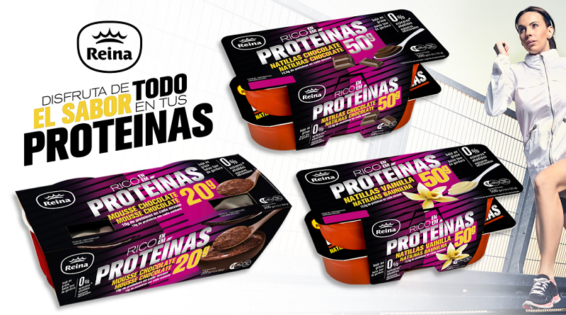 Reina completa su gama de postres altos en proteínas