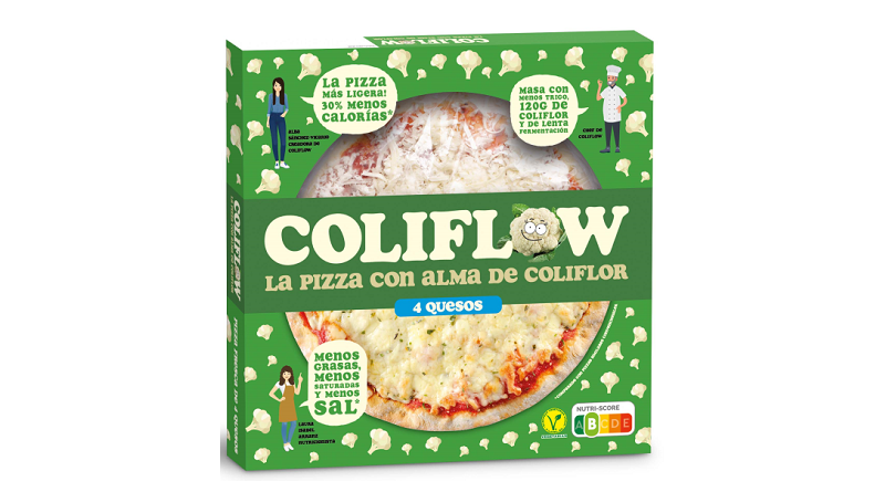 Coliflow, la marca de pizzas con base con coliflor