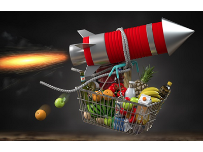 Los supermercados suben sus precios un 9,4%