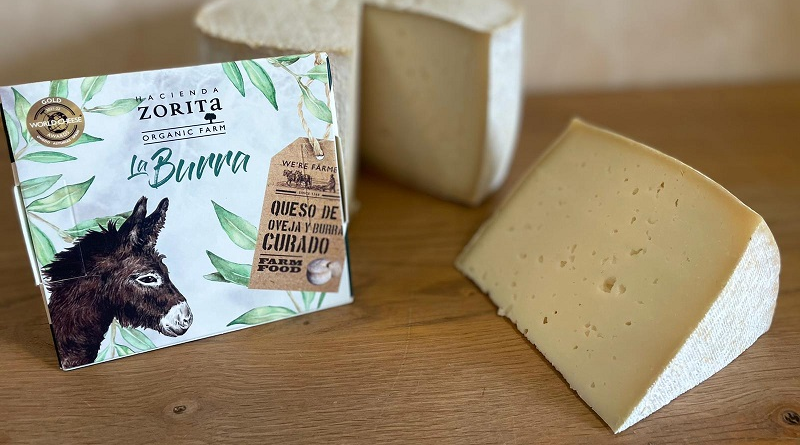 Viandas Hacienda Zorita presenta un nuevo queso de leche de burra