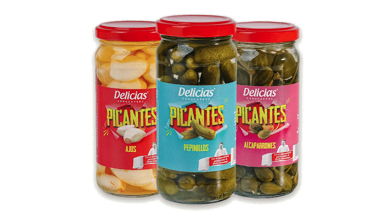 Delicias Agrucapers presenta una línea completa de encurtidos picantes a nivel mundial