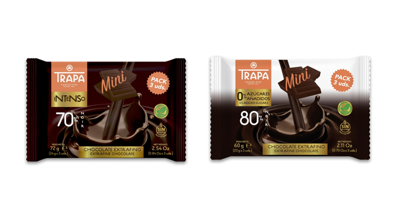 Chocolates Trapa presenta nuevo formato para sus variedades mini