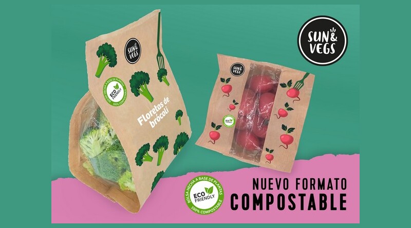 Agromediterránea sustituye el plástico por un envase de kraft y PLA 100% compostable