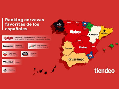 Mahou, Amstel y Estrella Galicia, las cervezas preferidas por los españoles