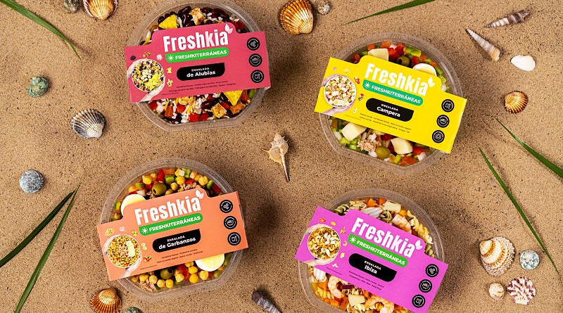 Freshkiterráneas: la apuesta de Freshkia por las ensaladas con legumbres, patata y pasta