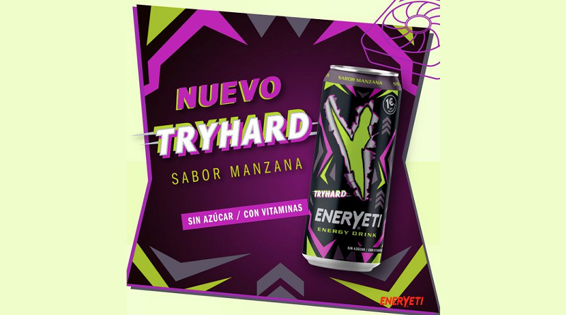 Tryhard, el nuevo Eneryeti sabor a manzana