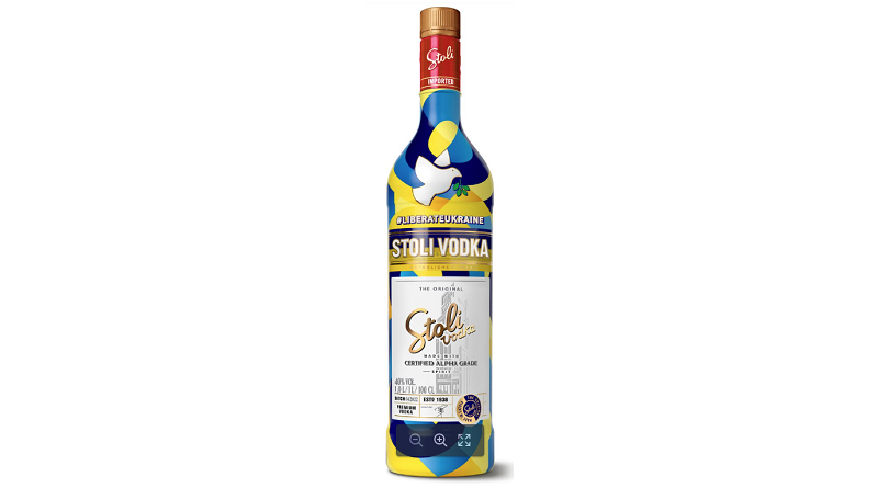 Stoli lanza una botella edición limitada en apoyo al pueblo ucraniano