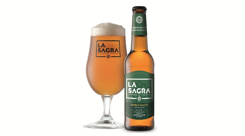 Cerveza LA SAGRA lanza su primera referencia premium Doble Malta