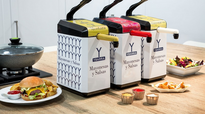 Ybarra lanza un innovador dispensador de mayonesas y salsas